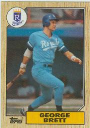 1987 Topps Baseball Cards      400     George Brett